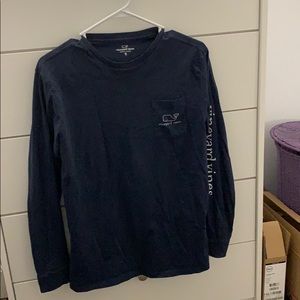 Vineyard Vines Navy Blue Long-sleeve